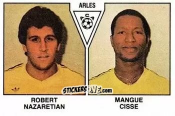 Figurina Robert Nazaretian / Mangue Cisse - Football France 1978-1979 n. 337 - Panini