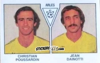 Figurina Christian Poussardin / Jean Dianotti - Football France 1978-1979 n. 338 - Panini