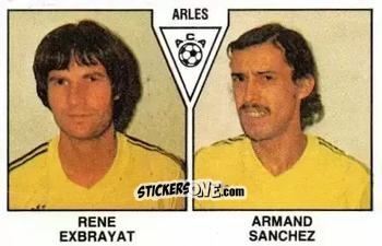 Figurina Rene Exbrayat / Armand Sanchez - Football France 1978-1979 n. 339 - Panini