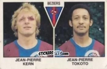 Cromo Jean-Pierre Kern / Jean-Pierre Tokoto - Football France 1978-1979 n. 364 - Panini