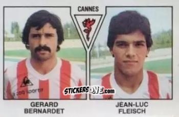 Figurina Gerard Bernardet / Jean-Luc Fleisch - Football France 1978-1979 n. 371 - Panini