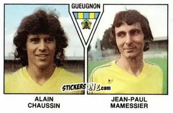 Figurina Alain Chaussin / Jean-Paul Mamessier - Football France 1978-1979 n. 392 - Panini