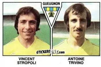 Figurina Vincent Stropoli / Antoine Trivino - Football France 1978-1979 n. 394 - Panini