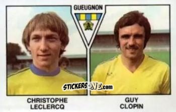 Figurina Christophe Leclercq / Guy Clopin - Football France 1978-1979 n. 395 - Panini
