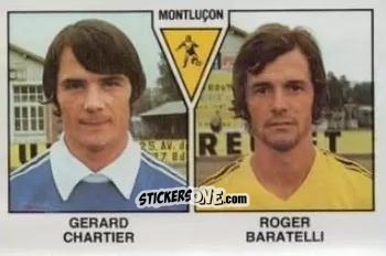 Figurina Gerard Chartier / Roger Baratelli - Football France 1978-1979 n. 402 - Panini