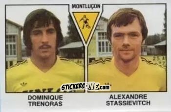 Figurina Dominique Trenoras / Alexandre Stassievitch - Football France 1978-1979 n. 403 - Panini