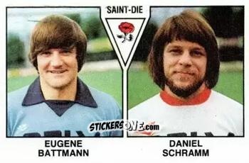Cromo Eugene Battmann / Daniel Schramm - Football France 1978-1979 n. 414 - Panini
