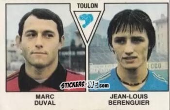 Cromo Marc Duval / Jean-Louis Berenguier - Football France 1978-1979 n. 420 - Panini