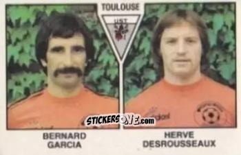 Cromo Bernard Garcia / Herve Desrousseaux - Football France 1978-1979 n. 427 - Panini