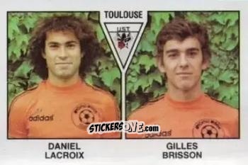 Cromo Daniel Lacroix / Gilles Brisson - Football France 1978-1979 n. 428 - Panini