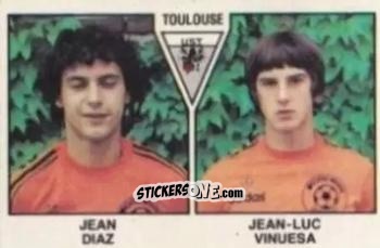 Cromo Jean Diaz / Jean-Luc Vinuesa - Football France 1978-1979 n. 430 - Panini