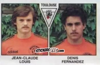 Cromo Jean-Claude Louis / Denis Fernandez - Football France 1978-1979 n. 431 - Panini