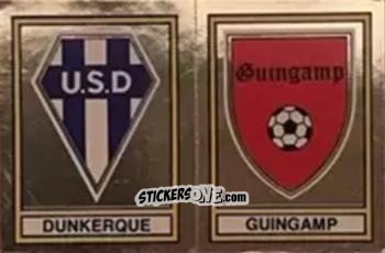 Figurina Ecusson U.S. Dunkerque / E.A. Guingamp - Football France 1978-1979 n. 441 - Panini