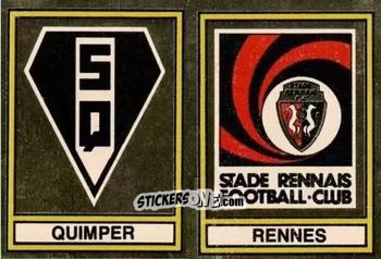 Figurina Ecusson Stade Quimper / Stade Rennais - Football France 1978-1979 n. 445 - Panini