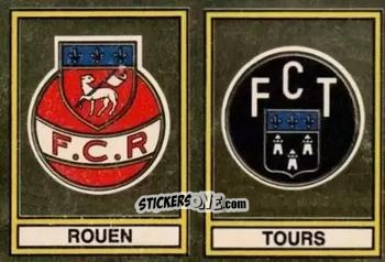 Figurina Ecusson F.C. Rouen / Tours F.C. - Football France 1978-1979 n. 446 - Panini