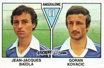 Sticker Jean-Jacques Baiola / Goran Kovacic - Football France 1978-1979 n. 456 - Panini