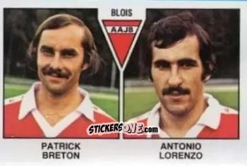 Figurina Patrick Breton / Antonio Lorenzo - Football France 1978-1979 n. 460 - Panini