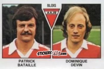 Figurina Patrick Bataille / Dominique Devin - Football France 1978-1979 n. 462 - Panini