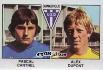 Figurina Pascal Cantrel / Alex Dupont - Football France 1978-1979 n. 483 - Panini