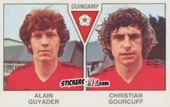 Sticker Alain Guyader / Christian Gourcuff - Football France 1978-1979 n. 491 - Panini