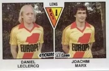 Figurina Daniel Leclercq / Joachim Marx - Football France 1978-1979 n. 498 - Panini