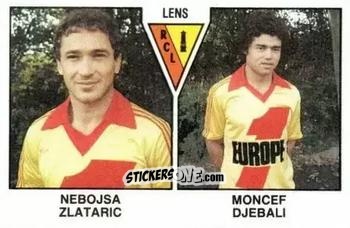 Sticker Nebojsa Zlataric / Moncef Djebali - Football France 1978-1979 n. 500 - Panini