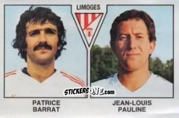 Sticker Patrice Barrat / Jean-Louis Pauline - Football France 1978-1979 n. 504 - Panini