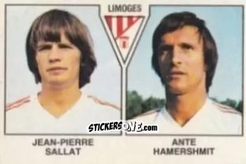 Sticker Jean-Pierre Sallat /  Ante Hamershmit - Football France 1978-1979 n. 505 - Panini