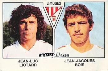 Sticker Jean-Luc Liotard / Jean-Jacques Bois - Football France 1978-1979 n. 506 - Panini