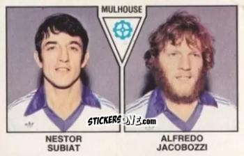 Figurina Nestor Subiat / Alfredo Jacobozzi - Football France 1978-1979 n. 524 - Panini