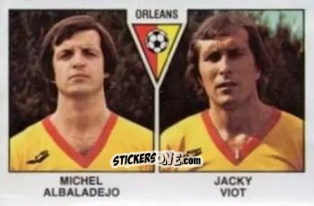 Cromo Michel Albaladejo / Jacky Viot - Football France 1978-1979 n. 528 - Panini