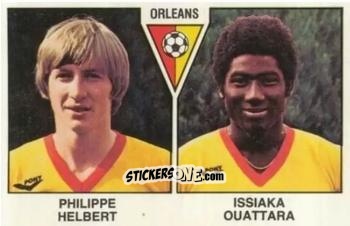 Cromo Philippe Helbert / Issiaka Ouattara - Football France 1978-1979 n. 529 - Panini