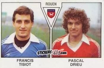 Sticker Francis Tisiot / Pascal Drieu - Football France 1978-1979 n. 543 - Panini