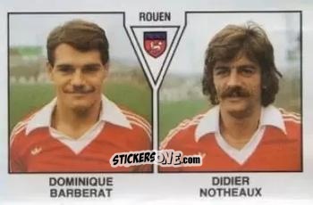 Cromo Dominique Barberat / Didier Notheaux - Football France 1978-1979 n. 548 - Panini