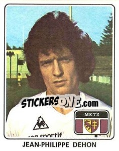 Figurina Jean-Philippe Dehon - Football France 1977-1978 n. 120 - Panini