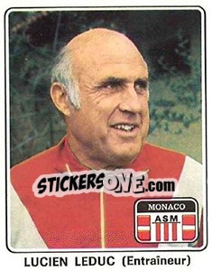 Sticker Lucien Leduc - Football France 1977-1978 n. 129 - Panini