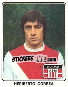 Sticker Heriberto Correa - Football France 1977-1978 n. 131 - Panini