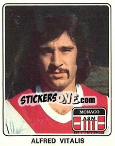 Figurina Alfred Vitalis - Football France 1977-1978 n. 135 - Panini