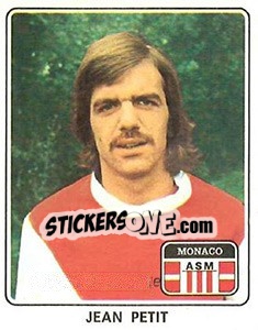 Sticker Jean Petit - Football France 1977-1978 n. 138 - Panini
