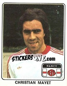 Cromo Christian Mayet - Football France 1977-1978 n. 162 - Panini