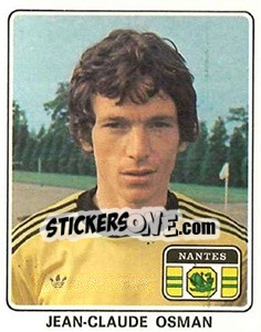 Figurina Jean-Claude Osman - Football France 1977-1978 n. 167 - Panini