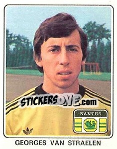 Cromo Georges van Straelen - Football France 1977-1978 n. 176 - Panini