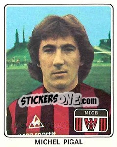 Figurina Michel Pigal - Football France 1977-1978 n. 187 - Panini