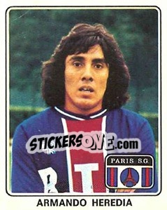Cromo Armando Heredia - Football France 1977-1978 n. 278 - Panini