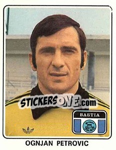 Figurina Ognjan Petrovic - Football France 1977-1978 n. 4 - Panini