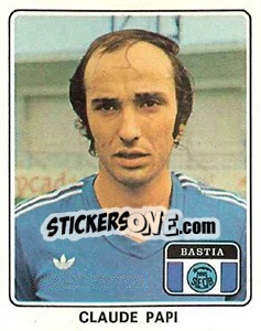 Cromo Claude Papi - Football France 1977-1978 n. 11 - Panini