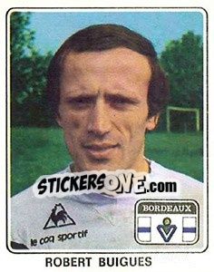 Cromo Robert Buigues - Football France 1977-1978 n. 30 - Panini