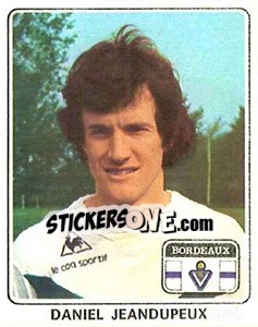 Cromo Daniel Jeandupeux - Football France 1977-1978 n. 35 - Panini