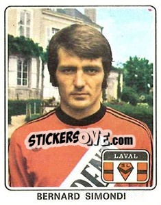 Figurina Bernard Simondi - Football France 1977-1978 n. 41 - Panini