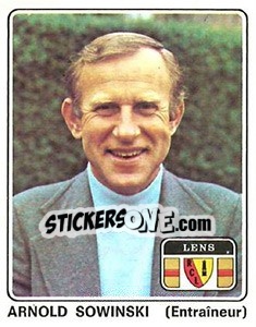 Figurina Arnold Sowinski - Football France 1977-1978 n. 57 - Panini
